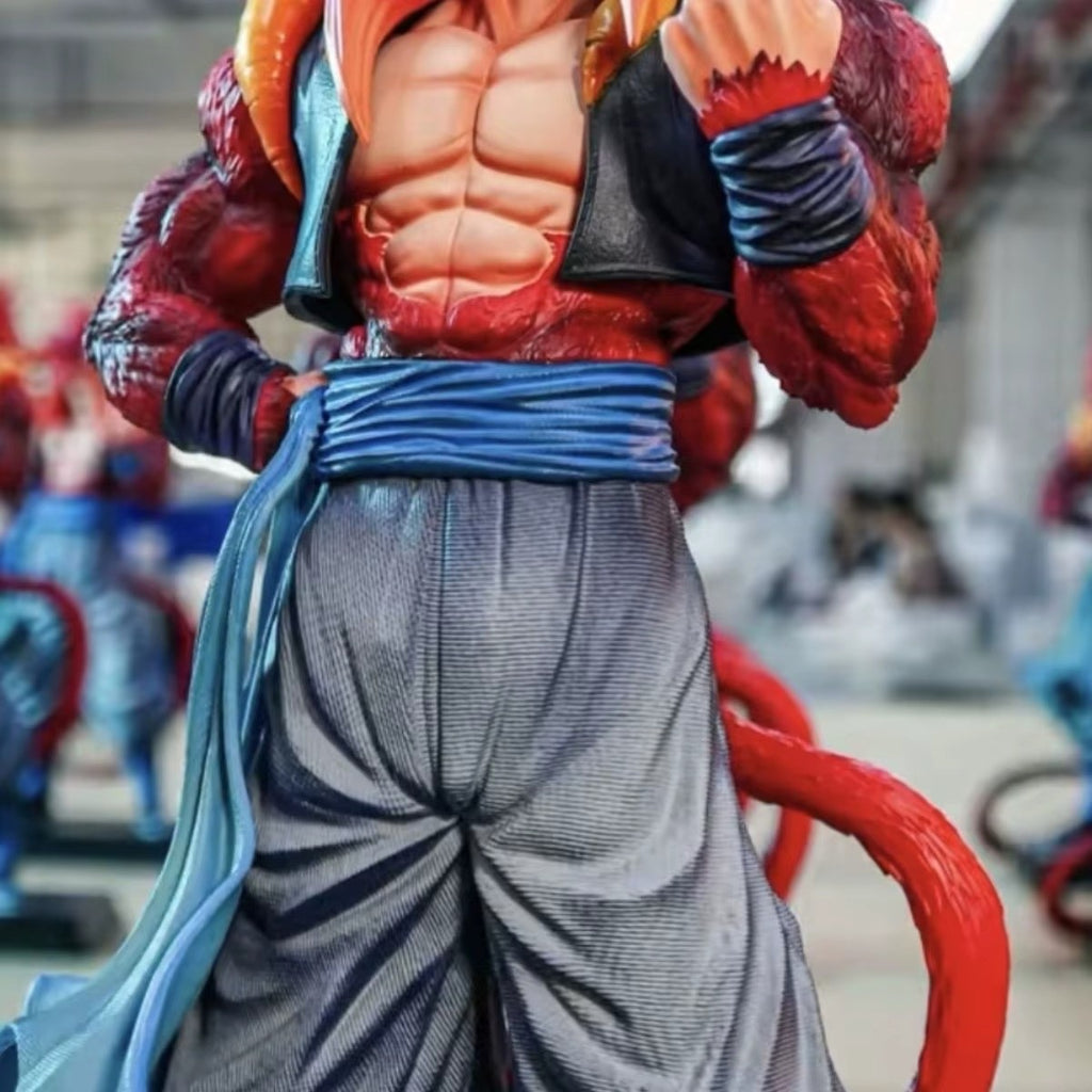 34 cm Dragon Ball Anime Super Saiyan 4 Gogeta SSJ4 Action Figure PVC Statue