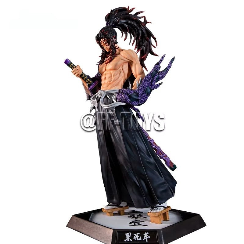 32CM Anime Demon Slayer Kimetsu No Yaiba Figure Kokushibo PVC Action Figure