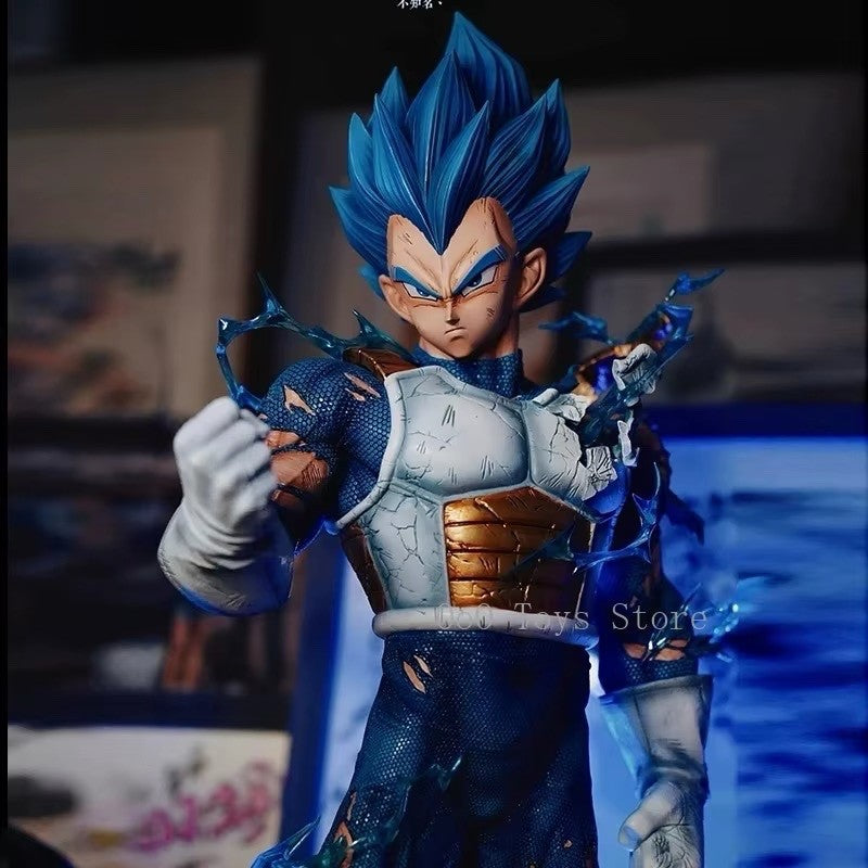 26.5cm Anime Dragon Ball Super Vegeta Blue Action Figure PVC 