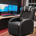 Modern PU Leather Gaming Recliner for Home Theater, Single Sofa Recliner Chair