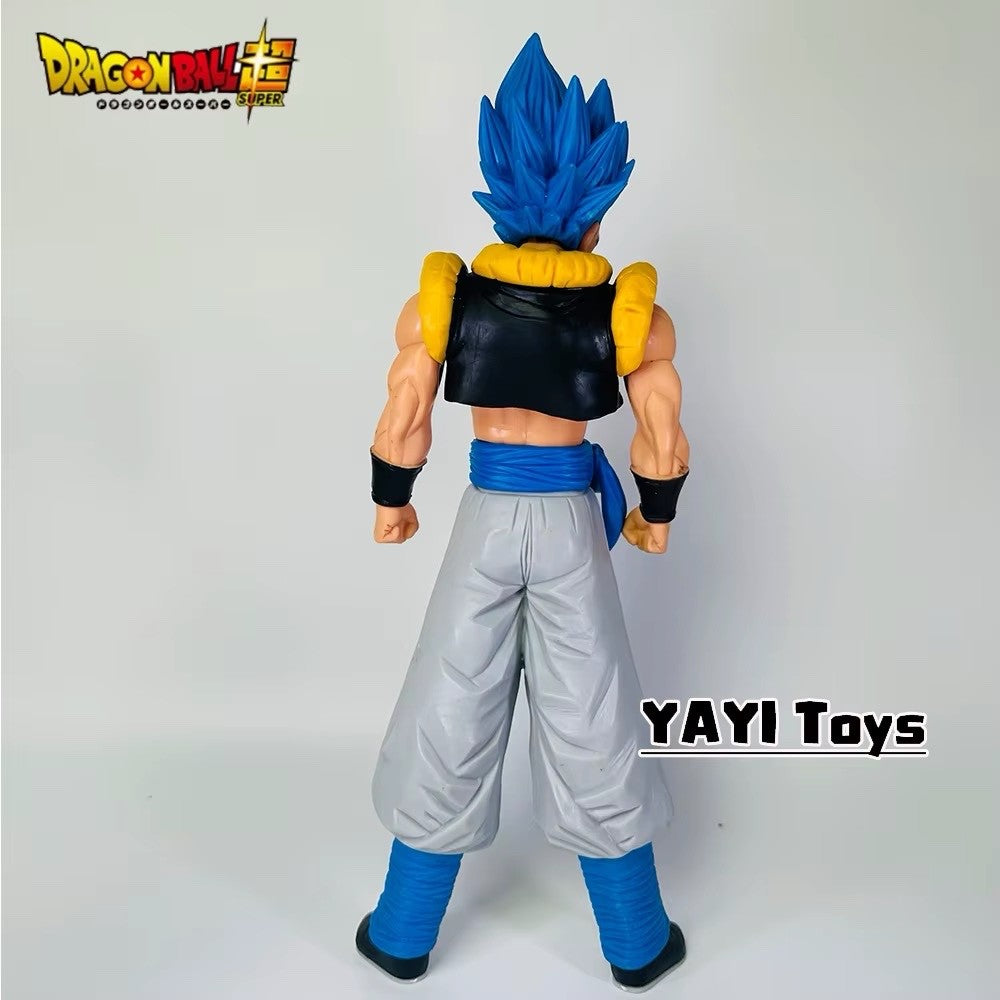 31cm Anime Dragon Ball Z Super Saiyan Blue Gogeta Pvc Statue Action Figure