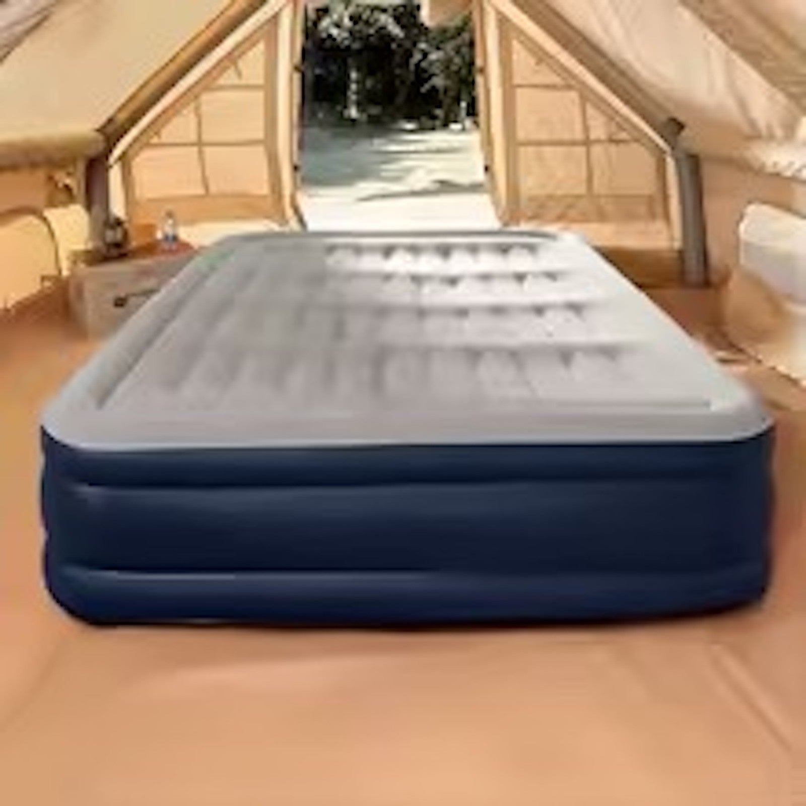 Extra Large 79" Inflatable Bed Home Thick Outdoor Mattress With Electric pump