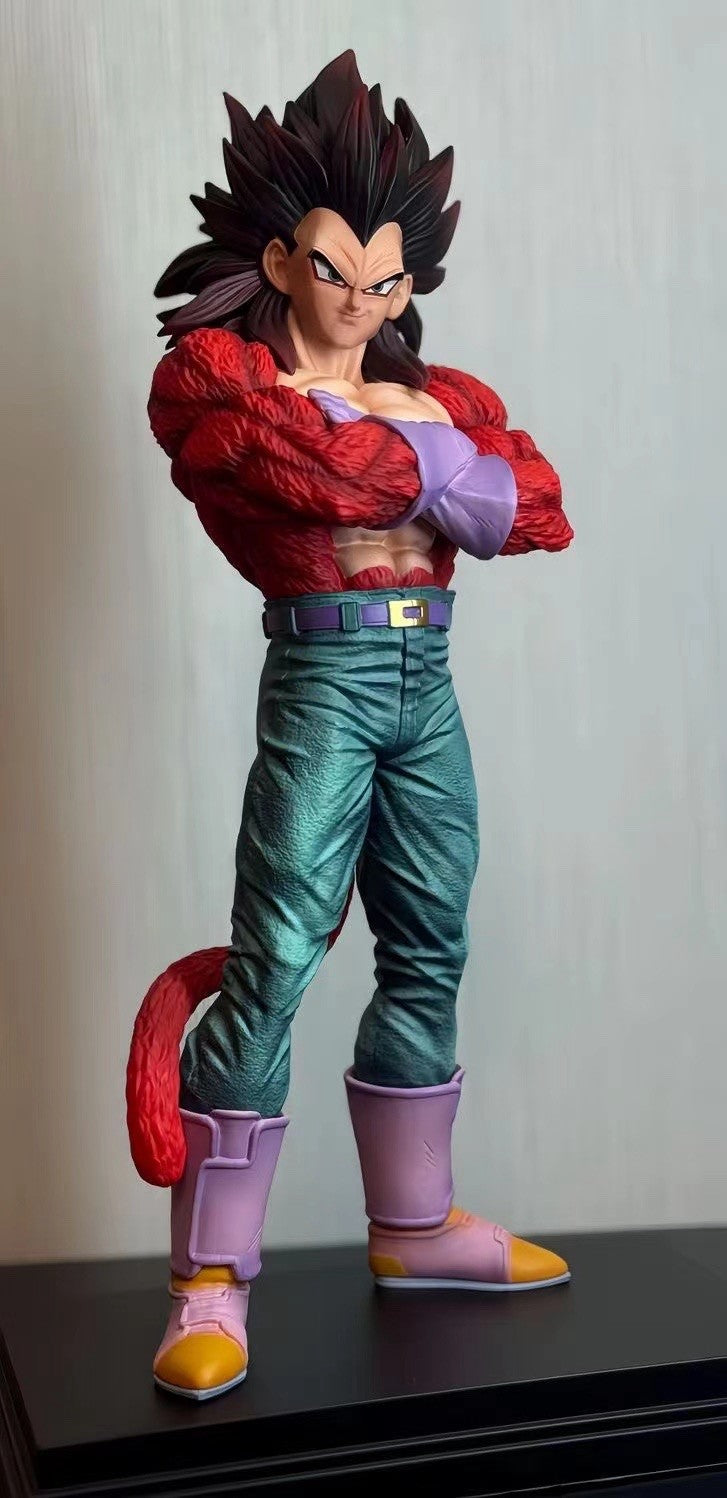 Dragon Ball Super Saiyan 4 Vegeta Figure Ssj4 Vegeta Action Figures Goku Pvc Sta