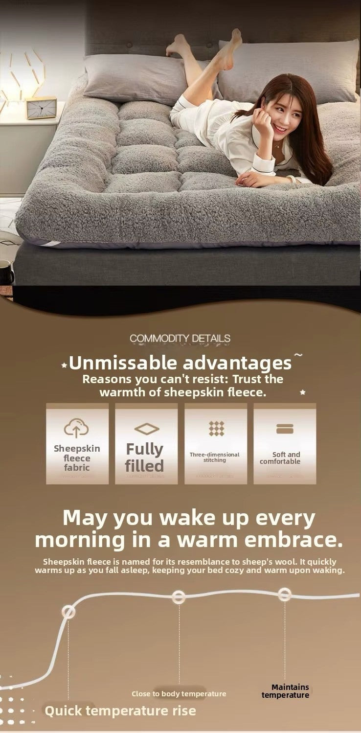 Super Soft Thickened Lamb Velvet Mattress Comforter/Blanket