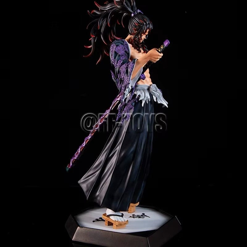 32CM Anime Demon Slayer Kimetsu No Yaiba Figure Kokushibo PVC Action Figure