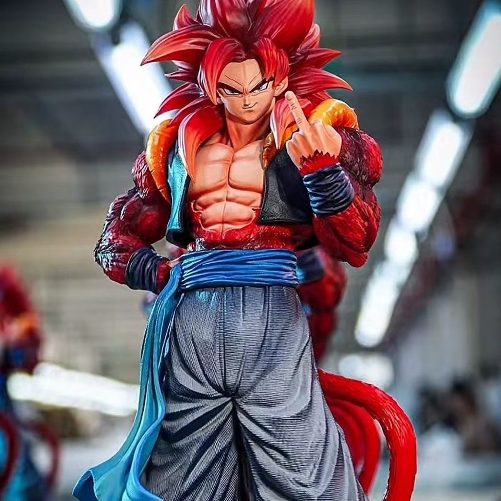 34 cm Dragon Ball Anime Super Saiyan 4 Gogeta SSJ4 Action Figure PVC Statue