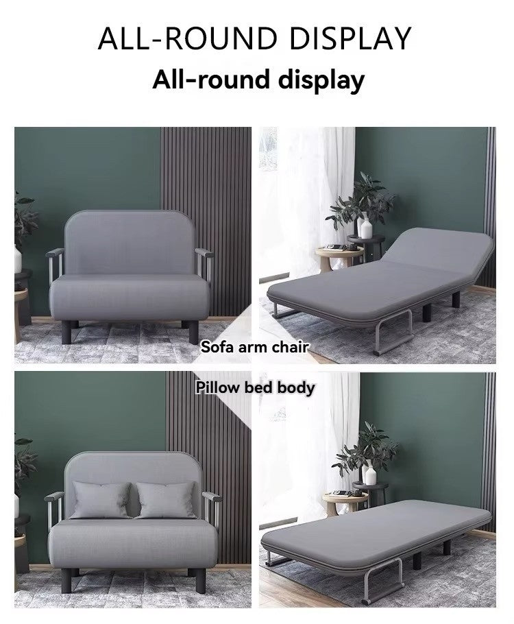 Modern folding sofa bed apartment small apartment simple double folding
