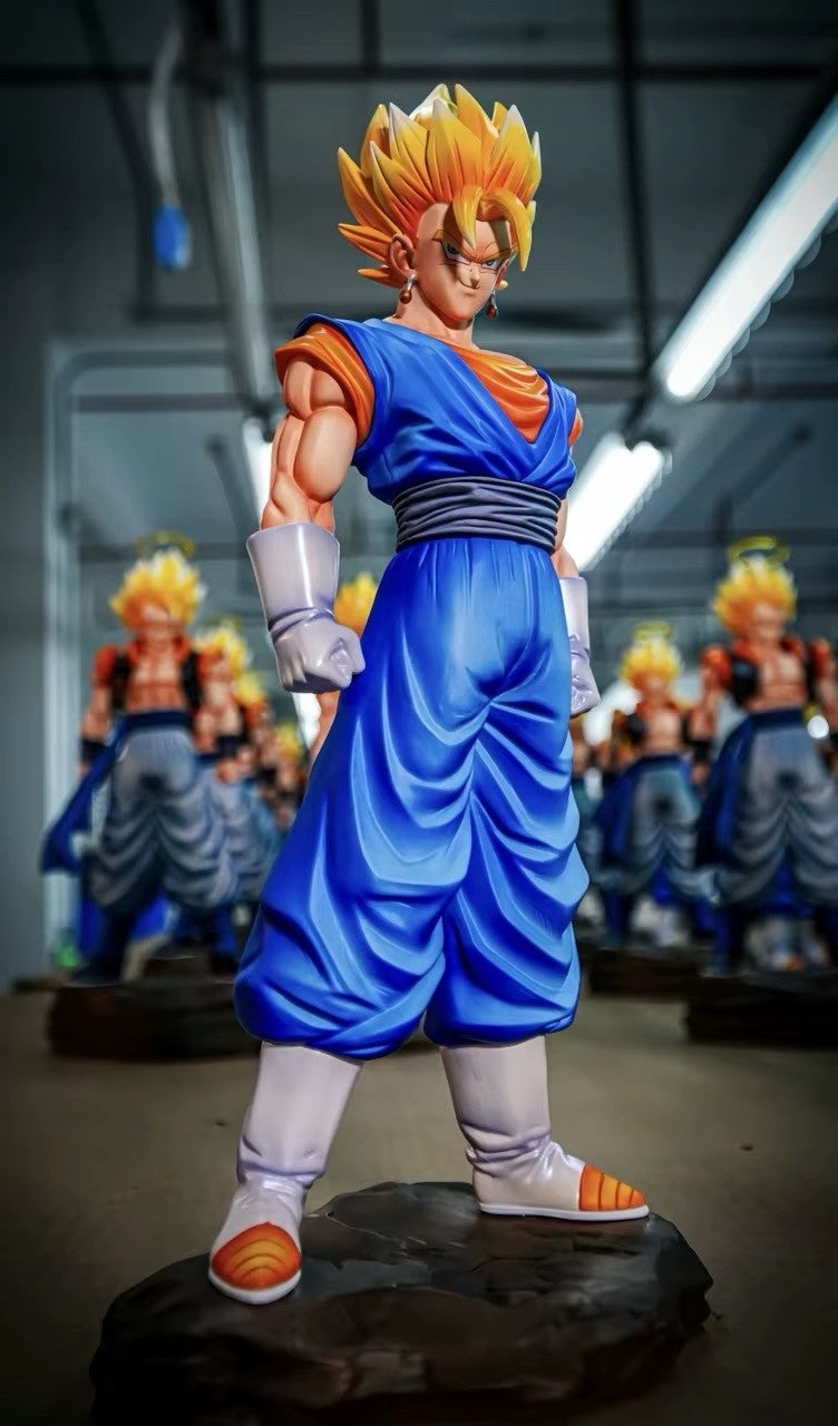 Dragon Ball Vegetto Action Figure Statue With Base Super Saiyan Action Figure