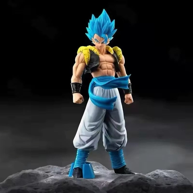31cm Anime Dragon Ball Z Super Saiyan Blue Gogeta Pvc Statue Action Figure