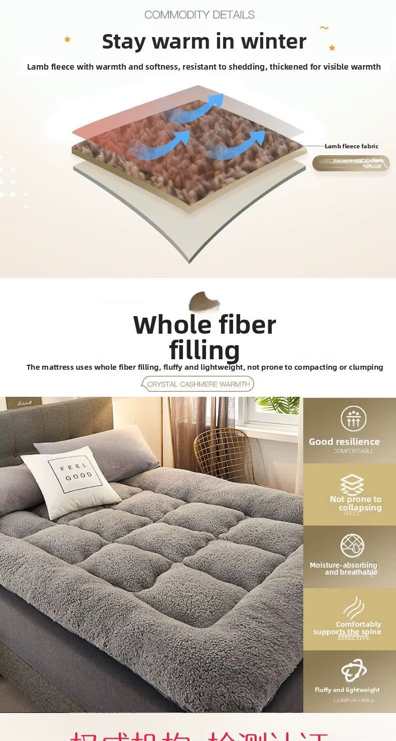Super Soft Thickened Lamb Velvet Mattress Comforter/Blanket