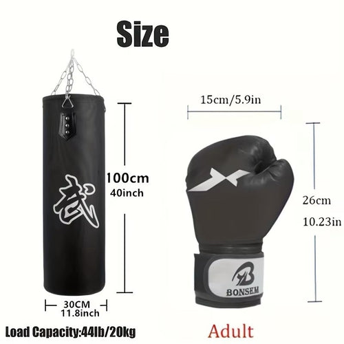 1 Set of Oxford Cloth Adult Men and Women Heavy Duty Hollow Boxing Bag