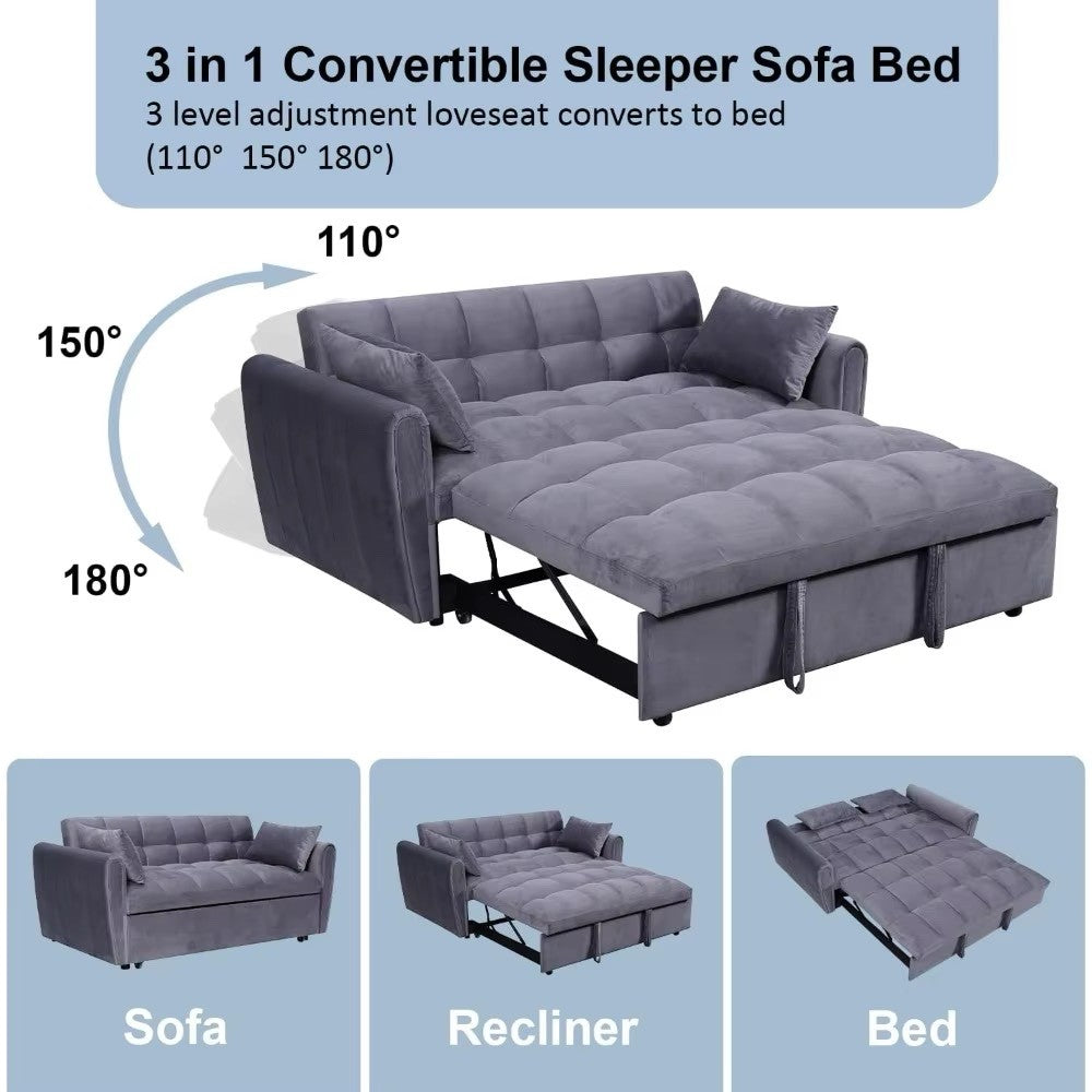 Extra Thick Full Size Futon Mattress - Super Soft Fuzzy Sleeping Pad for Adults
