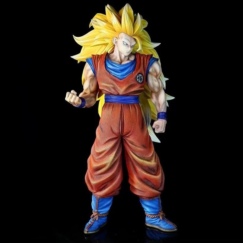 54cm/21.26" Dragon Ball Z Son Goku Ssj3 Figure Super Saiyan Goku Action Figure