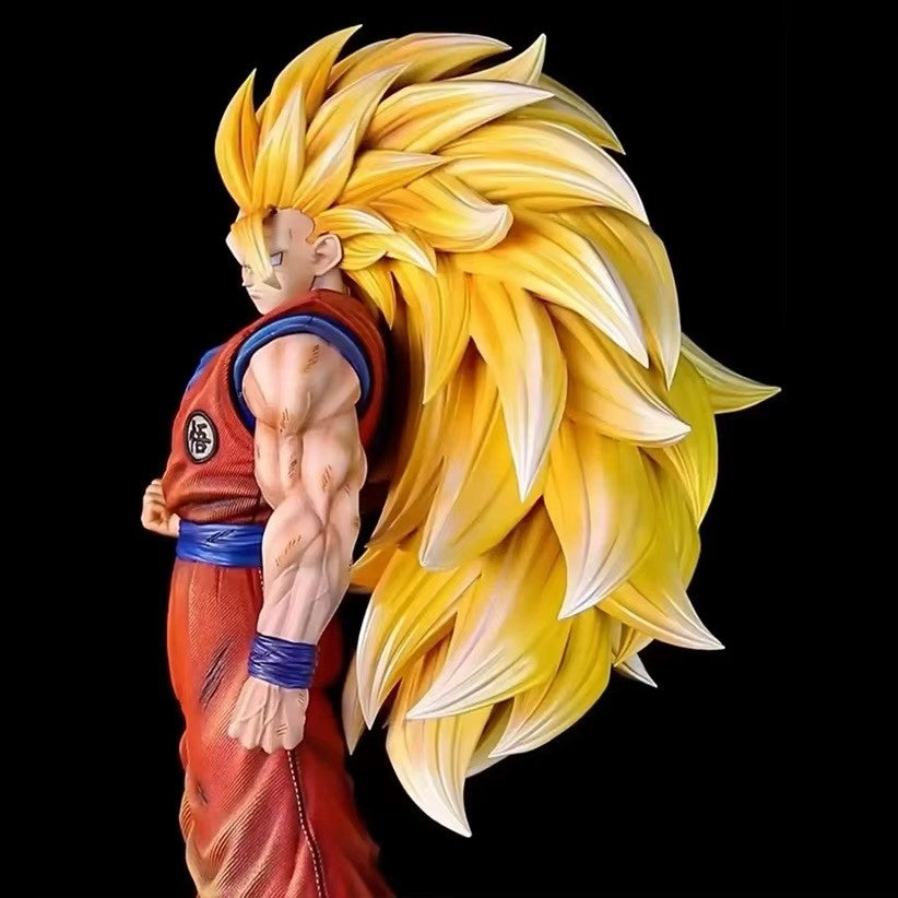 54cm/21.26" Dragon Ball Z Son Goku Ssj3 Figure Super Saiyan Goku Action Figure