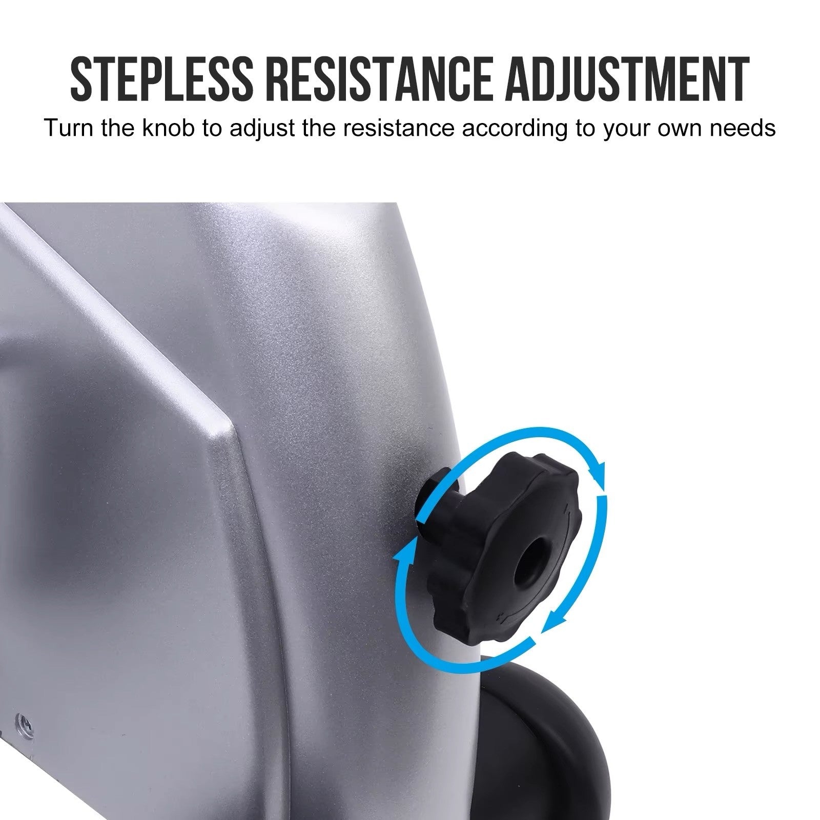 Pedal Exercise Bike Portable Fitness Cycling Exerciser Under Desk Bicycle Traine