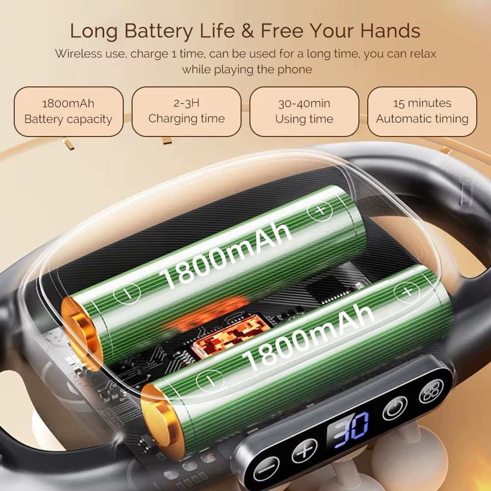 Full Body 16-Head Fascia Gun High-Frequency Vibration Body Massage Gun