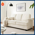 [Limited Stock!]Couches for Living Room, 85” Cloud Couch in Soft Teddy Fleece