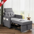 Sleeper Sofa Bed Chair, Convertible Sofa Chair 3 in 1, Pull Out Bed 