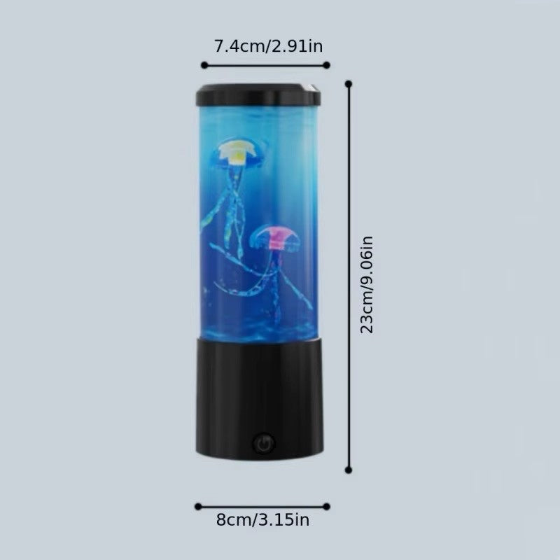 Jellyfish Lava Lamp, Aquarium Ocean Night Lights 7 Colors LED 