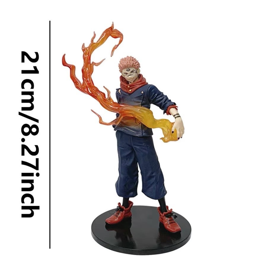 21cm Jujutsu Kaisen Sukuna Villain PVC Action Figure Anime Collectible