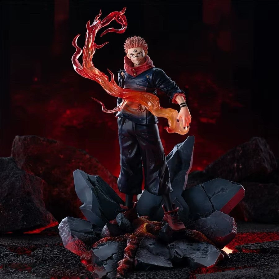 21cm Jujutsu Kaisen Sukuna Villain PVC Action Figure Anime Collectible