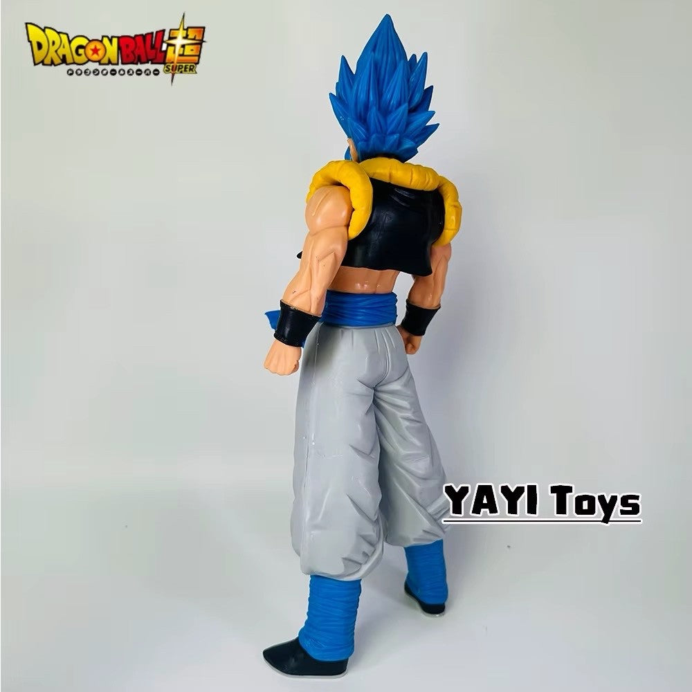 31cm Anime Dragon Ball Z Super Saiyan Blue Gogeta Pvc Statue Action Figure