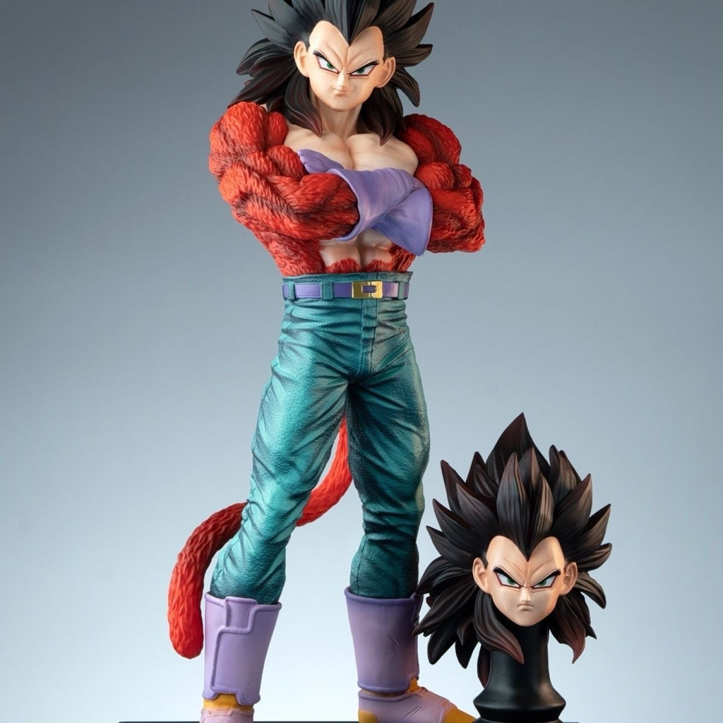 Dragon Ball Super Saiyan 4 Vegeta Figure Ssj4 Vegeta Action Figures Goku Pvc Sta