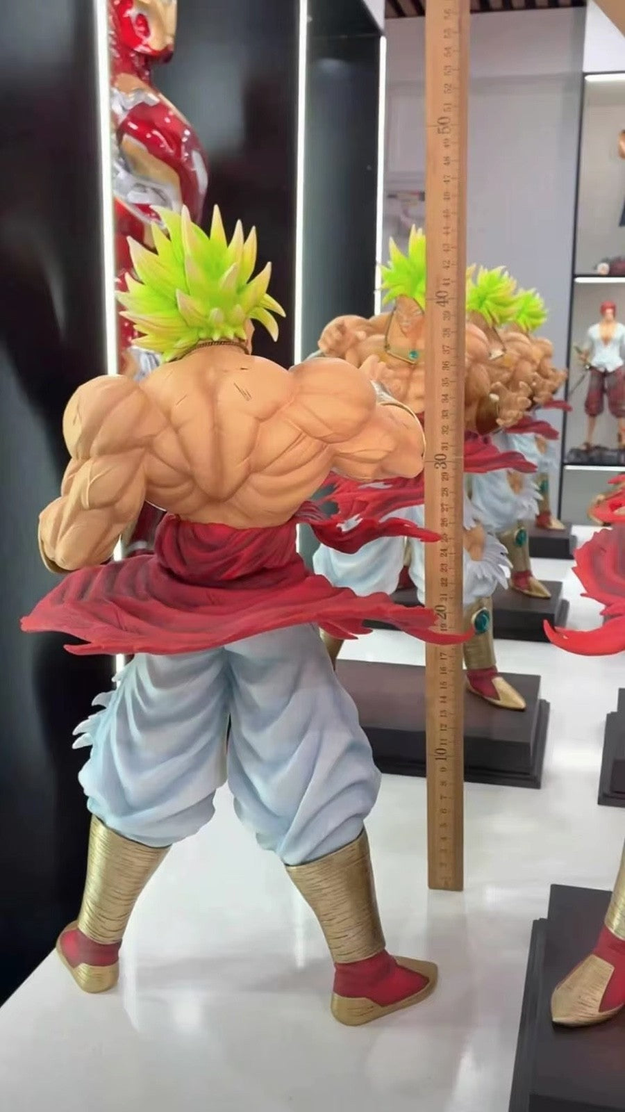 50cm/19.69 Inches Dragon Ball Z Anime Ssj3 Broly Super Saiyan PVC Action Figure 