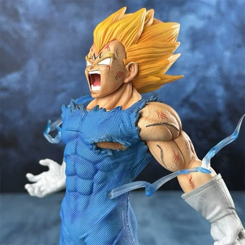 Majin Vegeta Dragon Ball Z  Figure Self-Destruct Super Saiyan Action Figure 27Cm