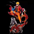 23cm Naruto x Sasuke Anime Action Figure Uzumaki Naruto Uchiha Sasuke Pvc + Box