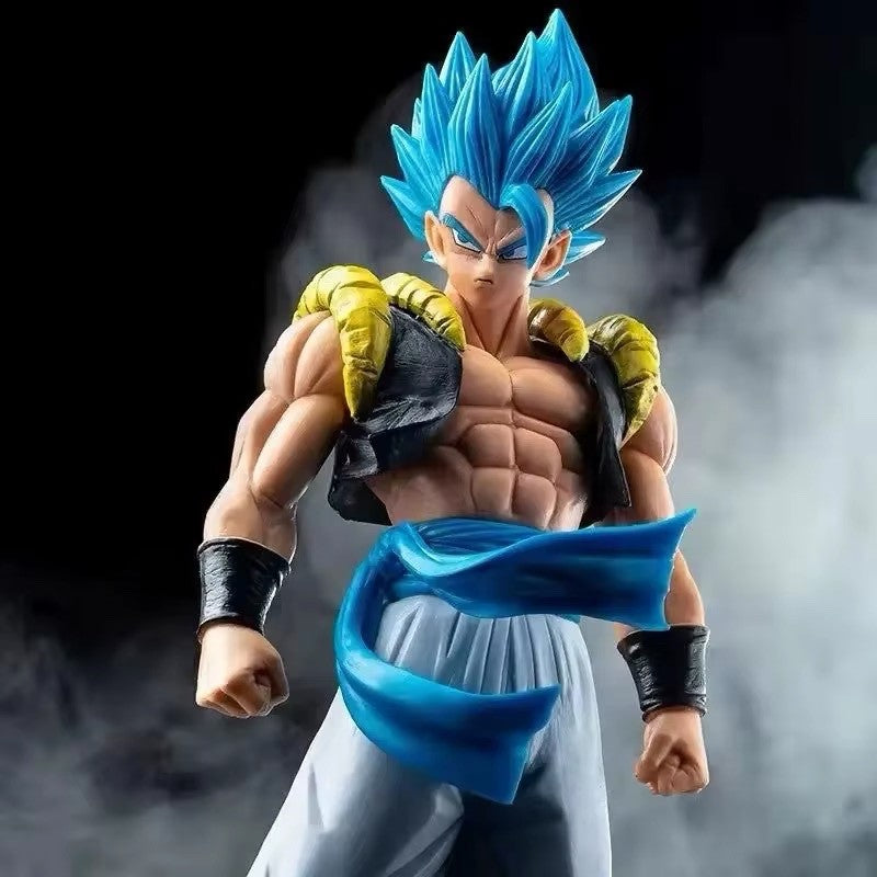 31cm Anime Dragon Ball Z Super Saiyan Blue Gogeta Pvc Statue Action Figure
