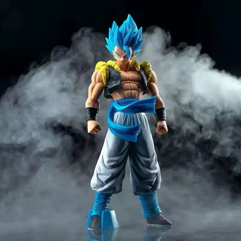 31cm Anime Dragon Ball Z Super Saiyan Blue Gogeta Pvc Statue Action Figure