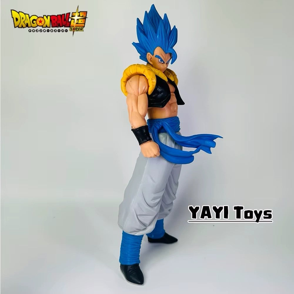 31cm Anime Dragon Ball Z Super Saiyan Blue Gogeta Pvc Statue Action Figure