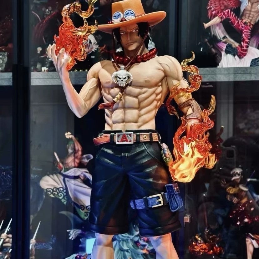 Extra Large 70cm Anime One Piece Ace 3rd Anniversary Limited Edition Statue