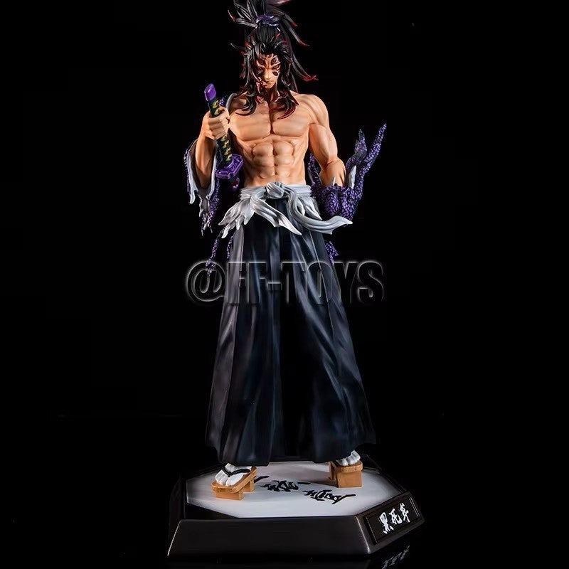 32CM Anime Demon Slayer Kimetsu No Yaiba Figure Kokushibo PVC Action Figure