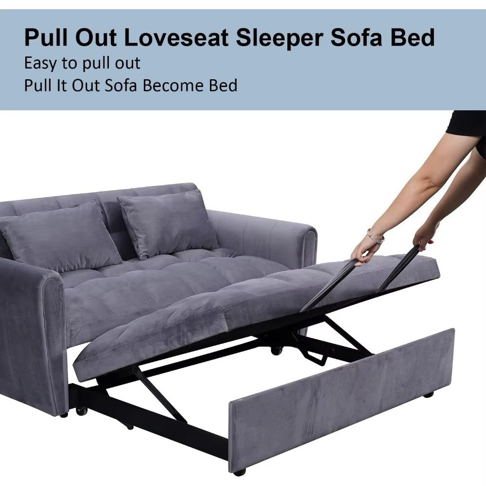 Extra Thick Full Size Futon Mattress - Super Soft Fuzzy Sleeping Pad for Adults