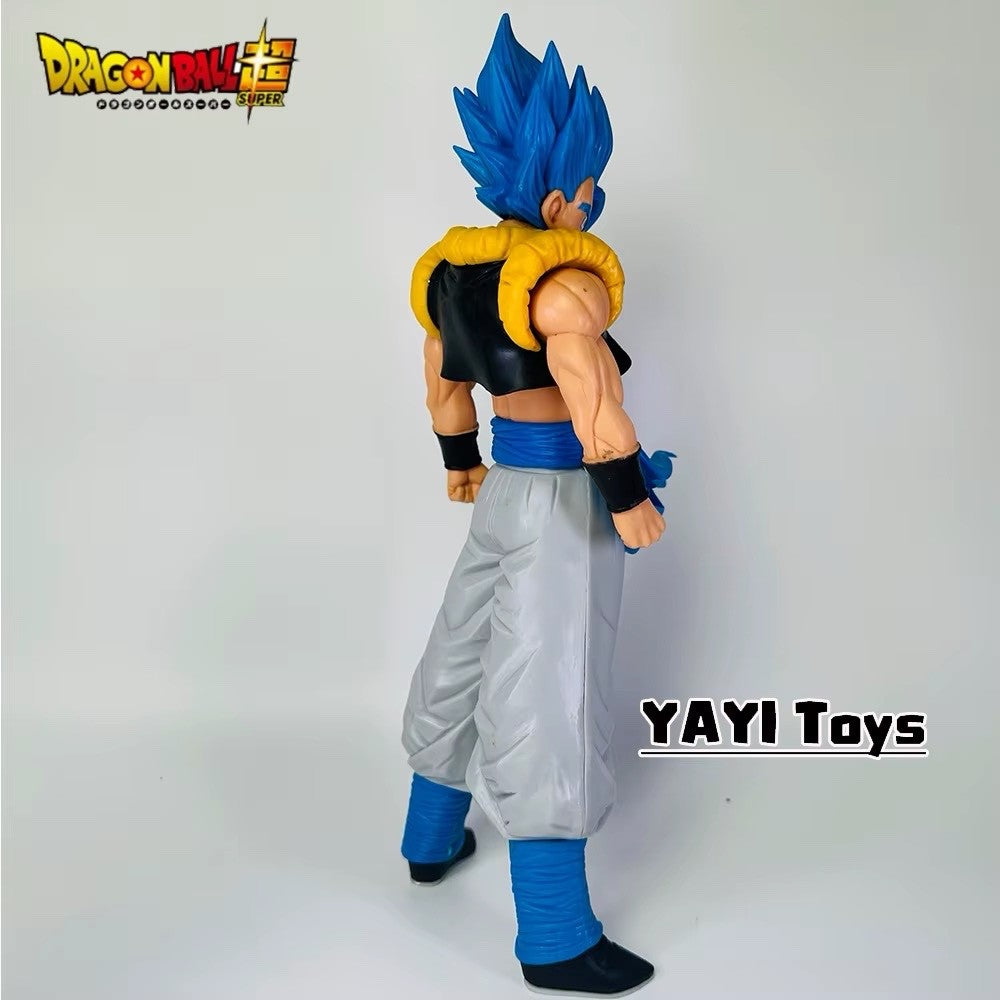 31cm Anime Dragon Ball Z Super Saiyan Blue Gogeta Pvc Statue Action Figure