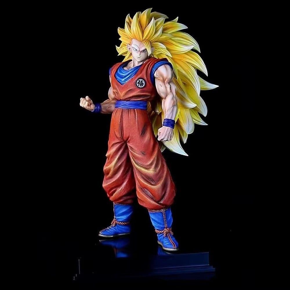 54cm/21.26" Dragon Ball Z Son Goku Ssj3 Figure Super Saiyan Goku Action Figure