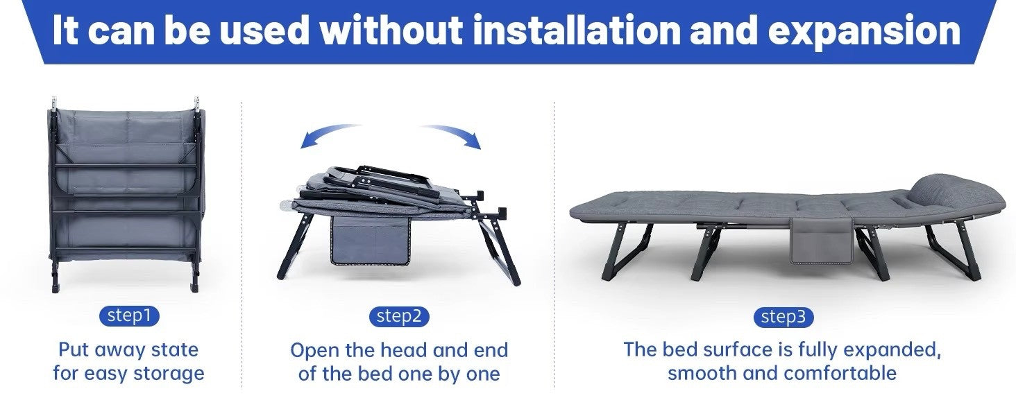 American Folding Bed, Household Single Sofa Bed And Nap Lounge Chair