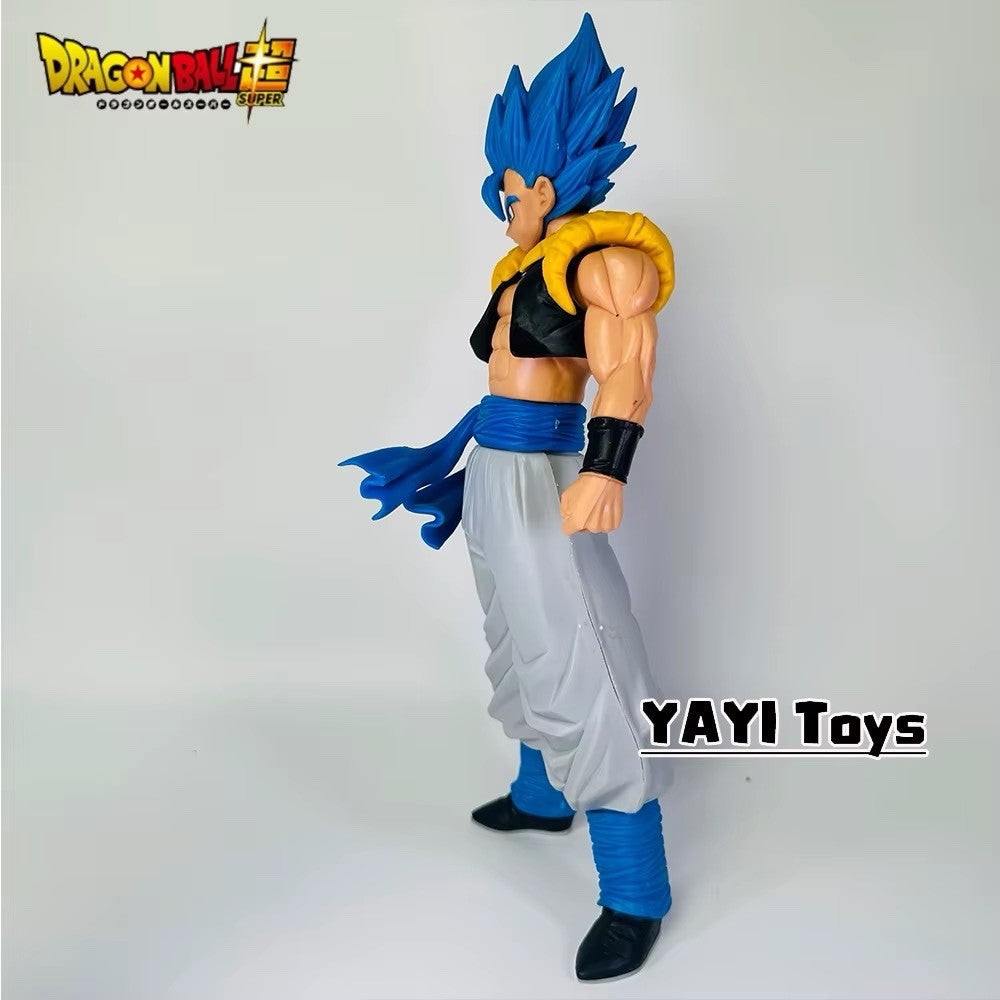 31cm Anime Dragon Ball Z Super Saiyan Blue Gogeta Pvc Statue Action Figure