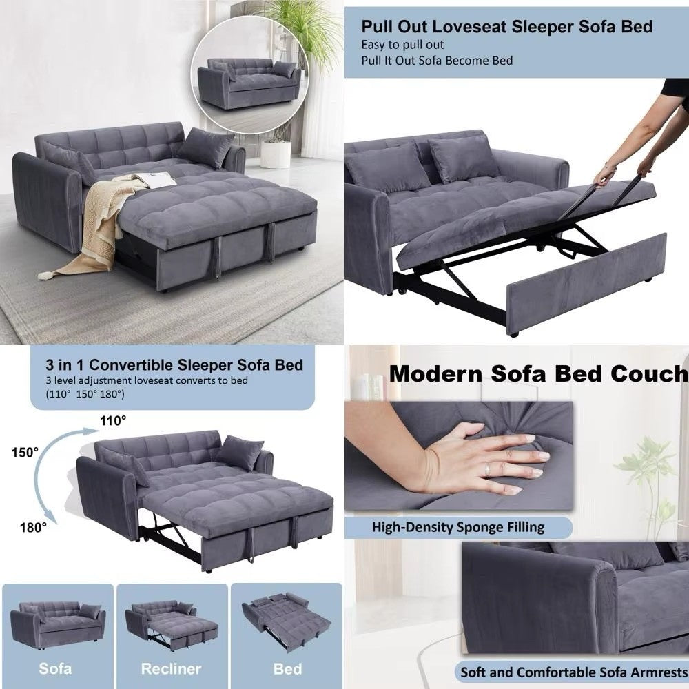 Extra Thick Full Size Futon Mattress - Super Soft Fuzzy Sleeping Pad for Adults