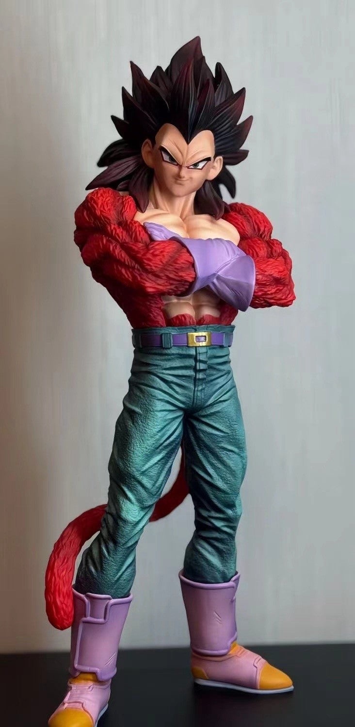 Dragon Ball Super Saiyan 4 Vegeta Figure Ssj4 Vegeta Action Figures Goku Pvc Sta