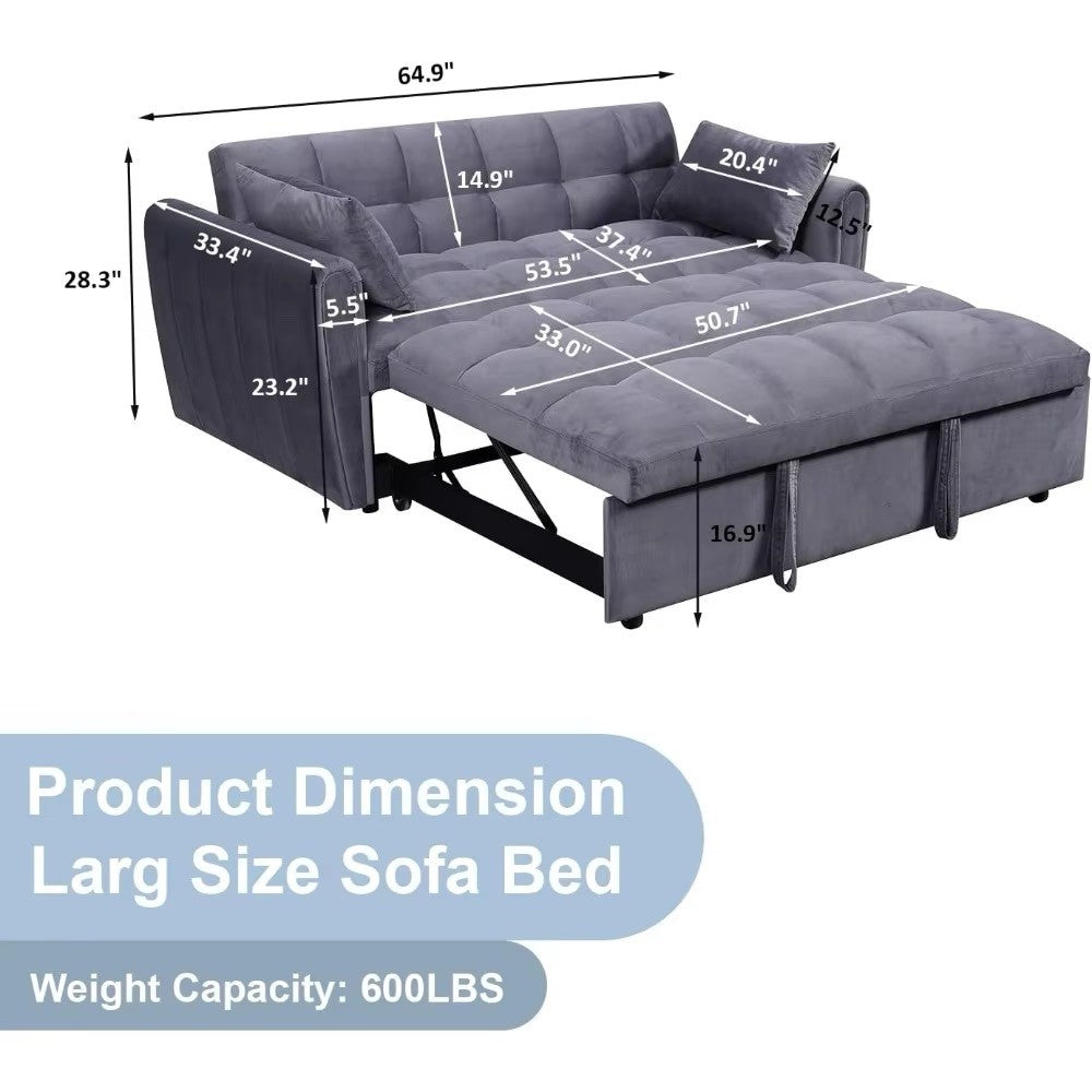 Extra Thick Full Size Futon Mattress - Super Soft Fuzzy Sleeping Pad for Adults