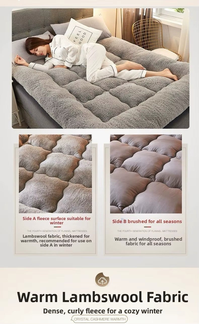 Super Soft Thickened Lamb Velvet Mattress Comforter/Blanket