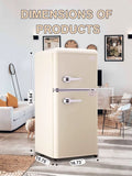 KRIB BLING 3.2 Cu.ft Mini Refrigerator with Freezer, Retro Design