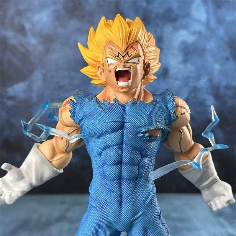 Majin Vegeta Dragon Ball Z  Figure Self-Destruct Super Saiyan Action Figure 27Cm