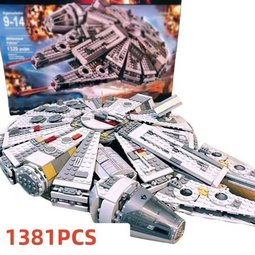 1381 Pcs Star Wars Millennium Falcon Spacecraft Building Blocks Set