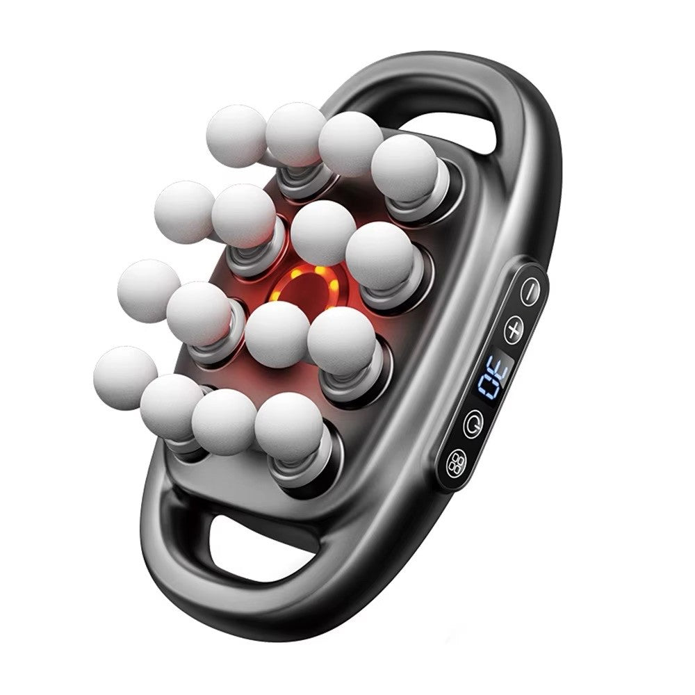 Full Body 16-Head Fascia Gun High-Frequency Vibration Body Massage Gun