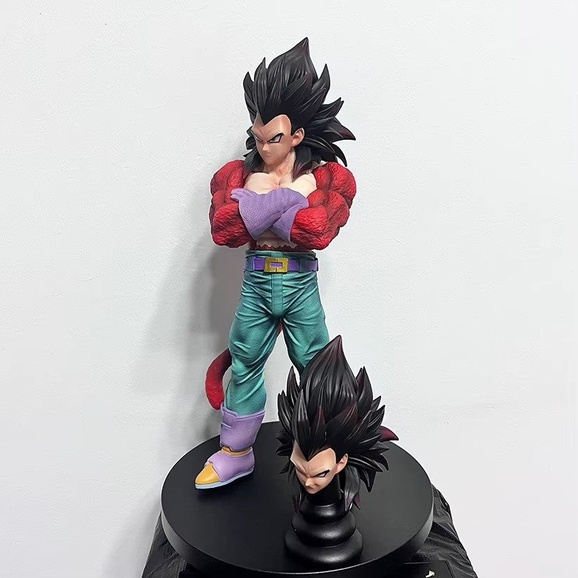 Dragon Ball Super Saiyan 4 Vegeta Figure Ssj4 Vegeta Action Figures Goku Pvc Sta