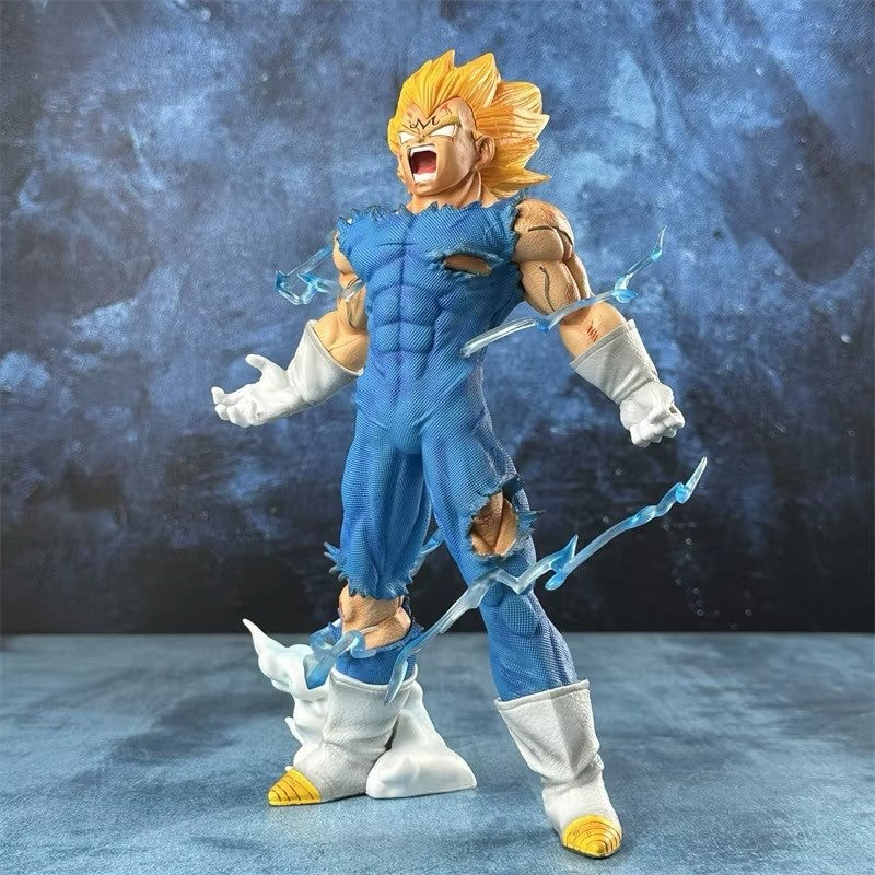 Majin Vegeta Dragon Ball Z  Figure Self-Destruct Super Saiyan Action Figure 27Cm